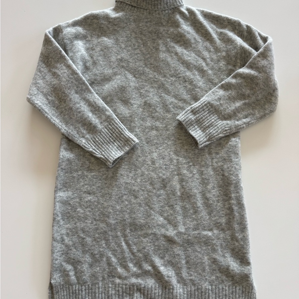 Gray Turtleneck Sweater Dress Zara girls size 9